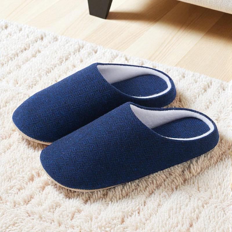 Women’s Universal Plush Winter House Slippers – Insulated Cotton Indoor Shoes with Non-Slip Sole
