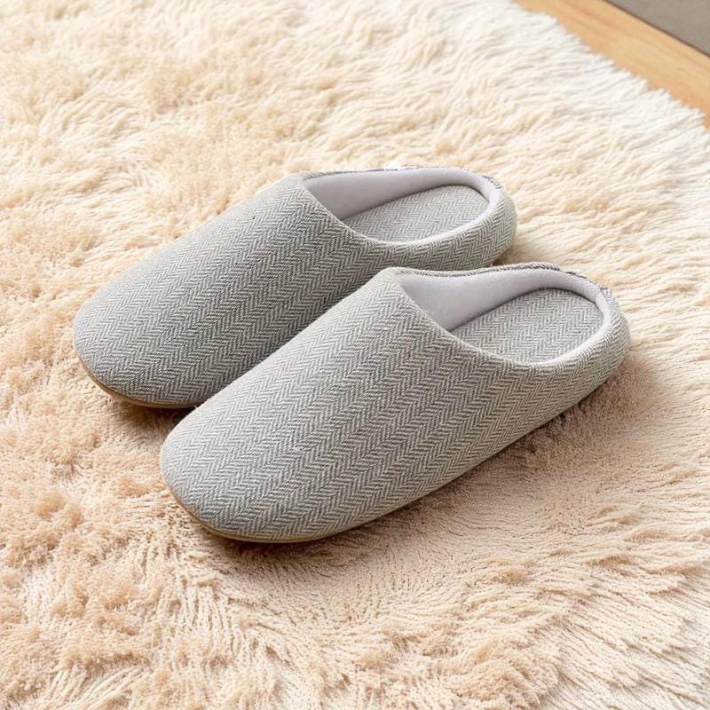 Women’s Universal Plush Winter House Slippers – Insulated Cotton Indoor Shoes with Non-Slip Sole