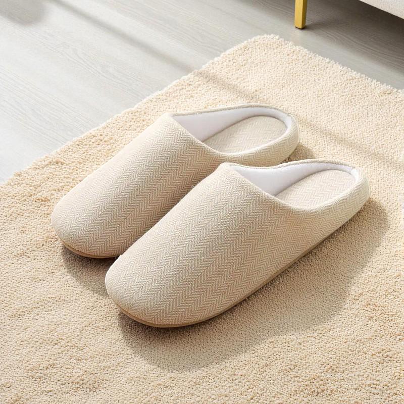 Women’s Universal Plush Winter House Slippers – Insulated Cotton Indoor Shoes with Non-Slip Sole
